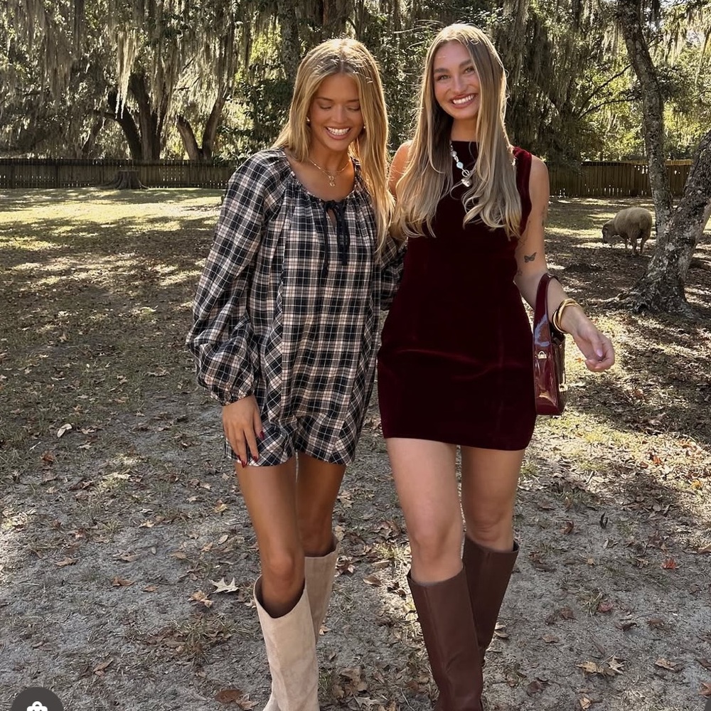 Plaid Romper NWT